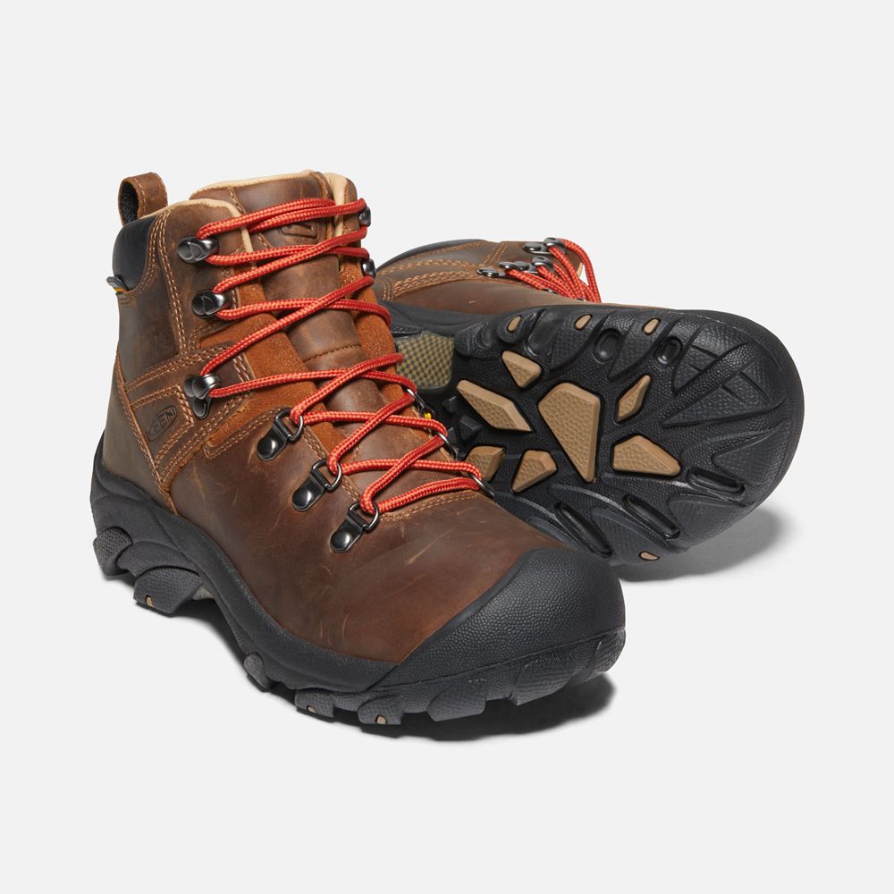 Botas de Seguridad Keen Mexico Marrom - Mujer Pyrenees - KZ0214368